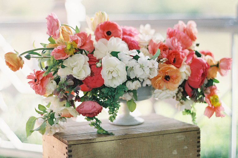 Aranjament floral pentru nunta